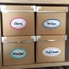 Beschreibbare Aufkleber Herz 12x Stickdatei einzeln und mehrfach