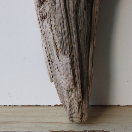 Treibholz Schwemmholz Driftwood 1 knorrige  Skulptur  59 cm hoch