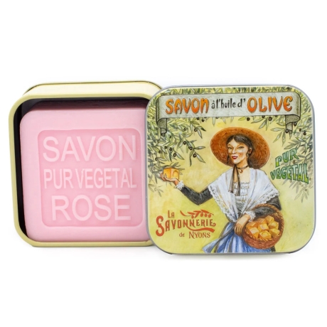 Designer-Dose Bäuerin + 1 Bio-Seife Rosenduft 100 g