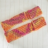 Yogasocken Legwarmer Stulpen Neon Orange Pink Gelb Verlauf 