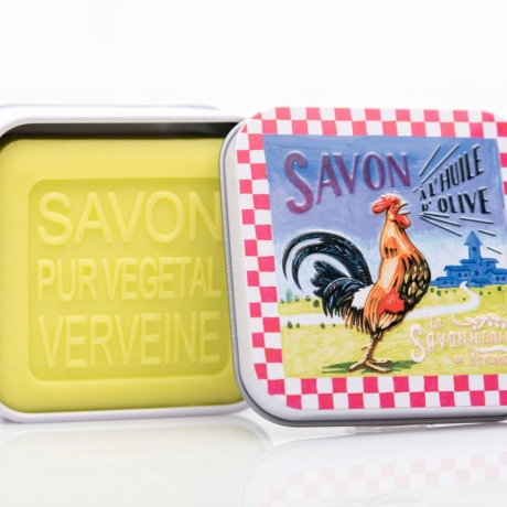 Designer-Dose Hahn/Coquelle + 1 Bio-Seife 100 g