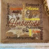 Ferberline Stickdatei Mosaik Herbstliebe ab 13x13cm in 5 Größen