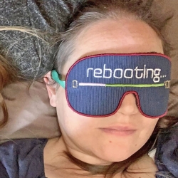 Schlafmaske Gnubbel große Nasen 6x Stickdatei Text und Blanko