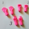 2 Nadelstopper für Nadeln, Nadelkappe - Schere, Stein, Papier