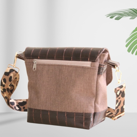 Umhängetasche/braun/Handtasche/crossbbody bag Damen/beige Tasche
