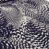 Stoff Viskose Chiffon Georgette abstrakt marine sand Blusenstoff