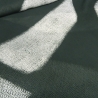 Stoffe Viskose Chiffon Georgette geometrischen Muster grau weiß