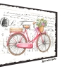 Holzschild-Shabby Fahrrad