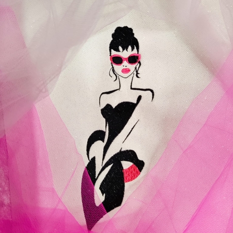 Smart Lady  -  Stickdatei bei Michis Textilatelier