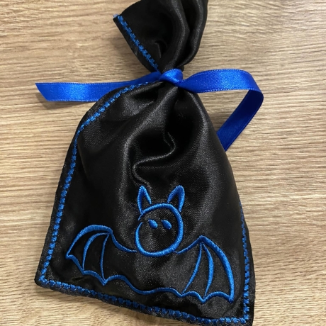 Fledermaus Halloweendeko 7x Stickdatei Beutel Deko stickdirwas