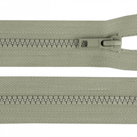 Reißverschluss 30/35/40/45/50cm für Jacken Hellgrau