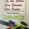 Lehrerin Version 2 -  Stickdatei in zwei Varianten