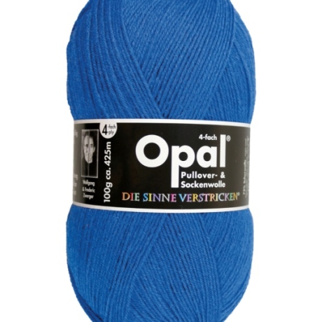 Opal Blau, 4-fädige Sockenwolle, Farbe 5188