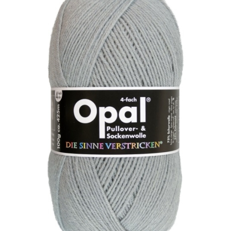 Opal Mittelgrau, 4-fädige Sockenwolle, Farbe 5193