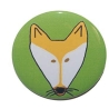 Kühlschrankmagnet Magnet 50mm rund Fuchs Füchse Waldtiere