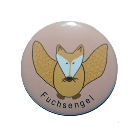 Kühlschrankmagnet Magnet 50mm rund  Fuchs Füchse Waldtiere