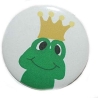 Kühlschrankmagnet Magnet 50mm rund Frosch Froschkönig Frösche