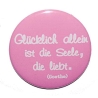 Kühlschrankmagnet Magnet 50mm rund Spruch Liebe