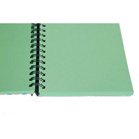 Notizbuch-Skizzenbuch-A6-Eule Geometrie blanko