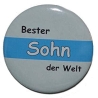 Kühlschrankmagnet Magnet 50mm rund Spruch Bester Sohn der Welt