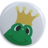 Kühlschrankmagnet Magnet 50mm rund Frosch Froschkönig Frösche