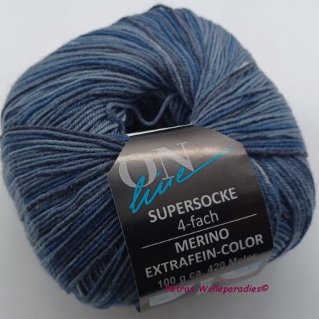 ONline Supersocke 4-fach Merino Extrafein-color Fb. 3207