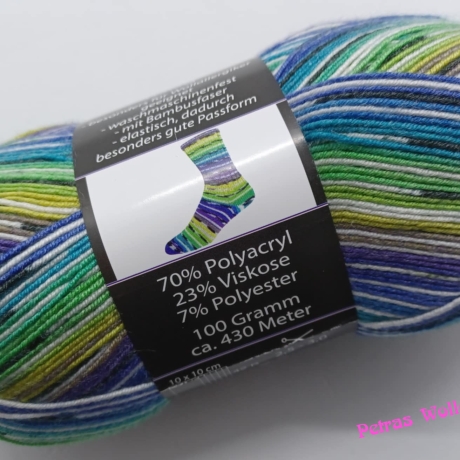 KKK Sensitive Socks Bamboo, 4-fädige Sockenwolle, Fb. 322