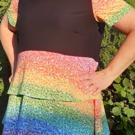 Schnittmuster Volantshirt NenaLisi 