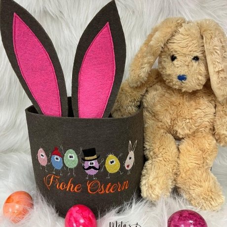 Eiergang  8 Teilig  -  Stickdatei bei Michis Textilatelier