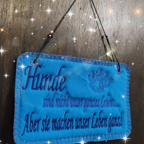 DreamEmbroid Hunde sind nicht ... ITH Stickdatei