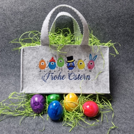 Eiergang  8 Teilig  -  Stickdatei bei Michis Textilatelier