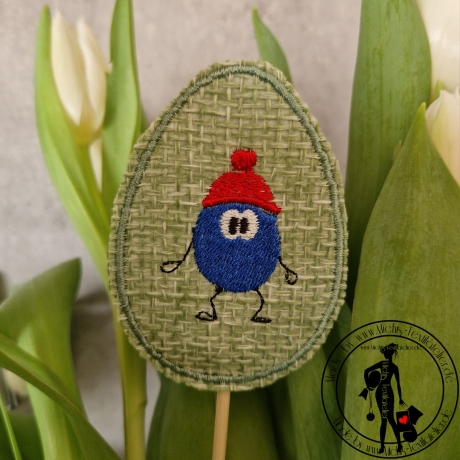 Eiergang  8 Teilig  -  Stickdatei bei Michis Textilatelier