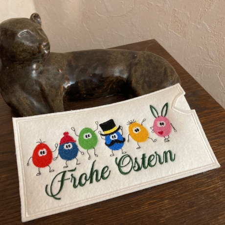 Eiergang  8 Teilig  -  Stickdatei bei Michis Textilatelier