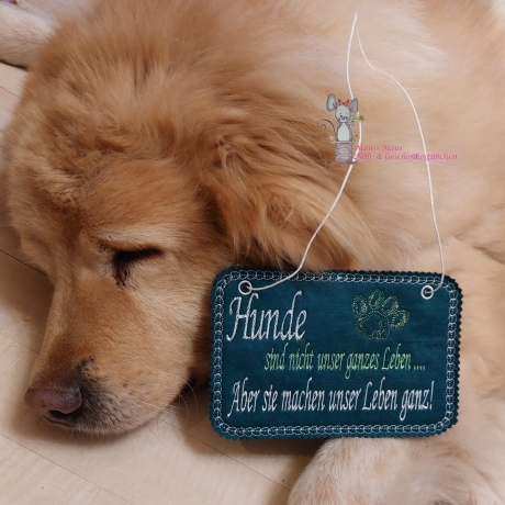 DreamEmbroid Hunde sind nicht ... ITH Stickdatei