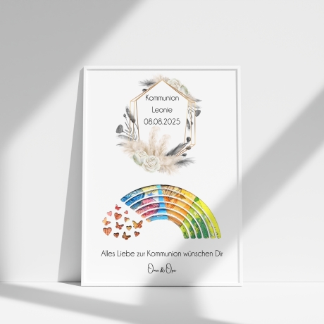 Personalisiertes Kommunion Geschenk für Jungen und Mädchen