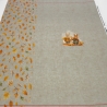 Stoff Baumwolle French Terry Panel 78x140cm Herbst Hasen Fuchs