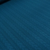Stoff Zopfstrick Jacquard Zopfmuster Jersey uni petrol