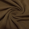 Stoff Sweatshirtstoff weich angerauht schoko braun Kleiderstoff