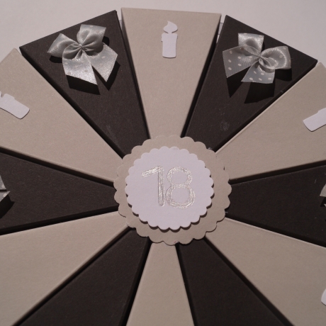 Geldgeschenk, Geldgeschenkverpackung zum 18.Geburtstag