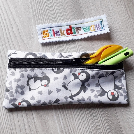 3x Stickdatei ITH Mini Taschen mit Reißverschluss 3 Größen