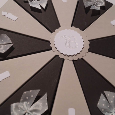 Geldgeschenk, Geldgeschenkverpackung zum 18.Geburtstag