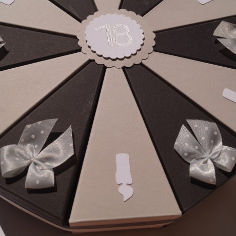 Geldgeschenk, Geldgeschenkverpackung zum 18.Geburtstag