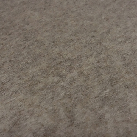 Stoff Strickstoff Merino Woll Fleece beige melange uni