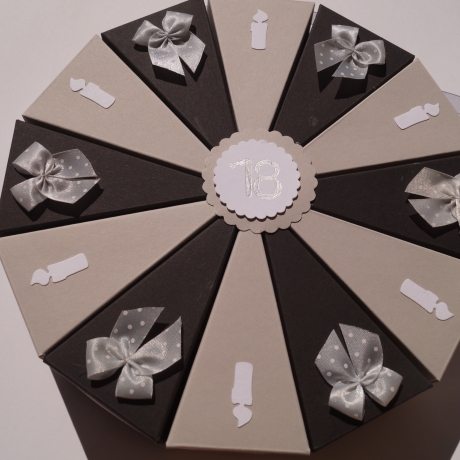 Geldgeschenk, Geldgeschenkverpackung zum 18.Geburtstag