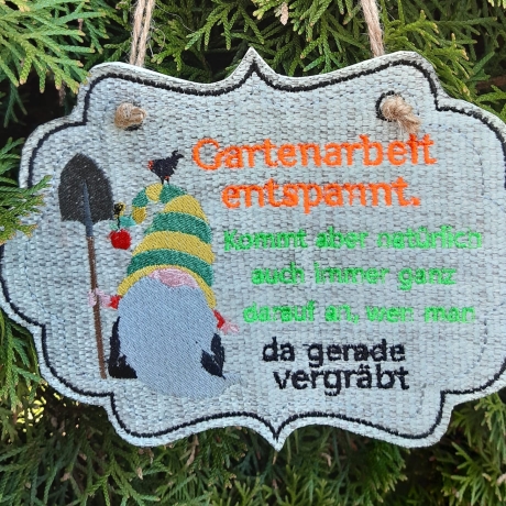 Gartenarbeit entspannt bei Michis Textilatelier