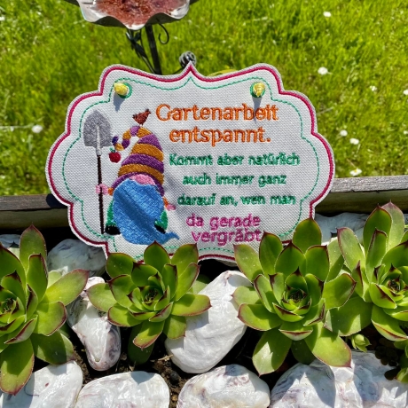 Gartenarbeit entspannt bei Michis Textilatelier