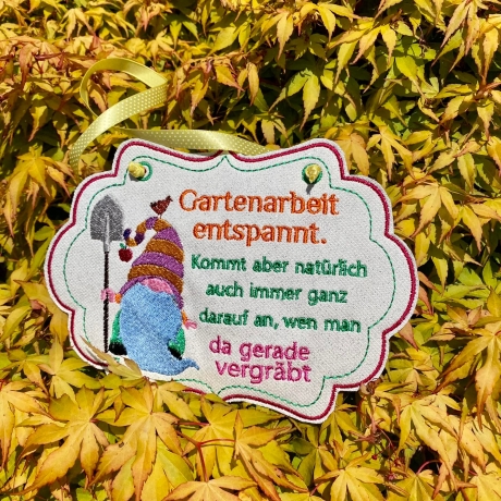 Gartenarbeit entspannt bei Michis Textilatelier