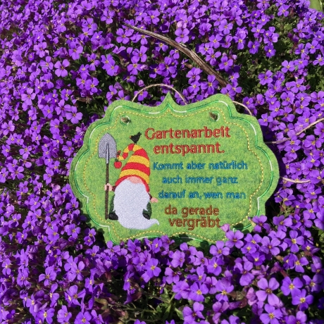 Gartenarbeit entspannt bei Michis Textilatelier
