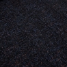 Stoff Grobstrick Wollstrick Strickstoff Zopfmuster schwarz blau
