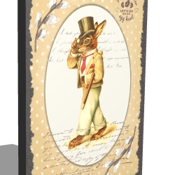 Holzschild-Shabby Ostern 348